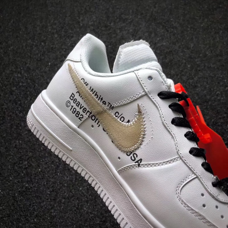 Authentic Air Force 1 Low AF1 x Virgil Abloh Golden